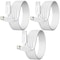 Overtime iOS Compatible Charger Set of 3, 10ft USBC iPhone Charger Cable, USB Type C to Lightning Cable, White OTDCIPUSBTC10WHX3 - alternate 1